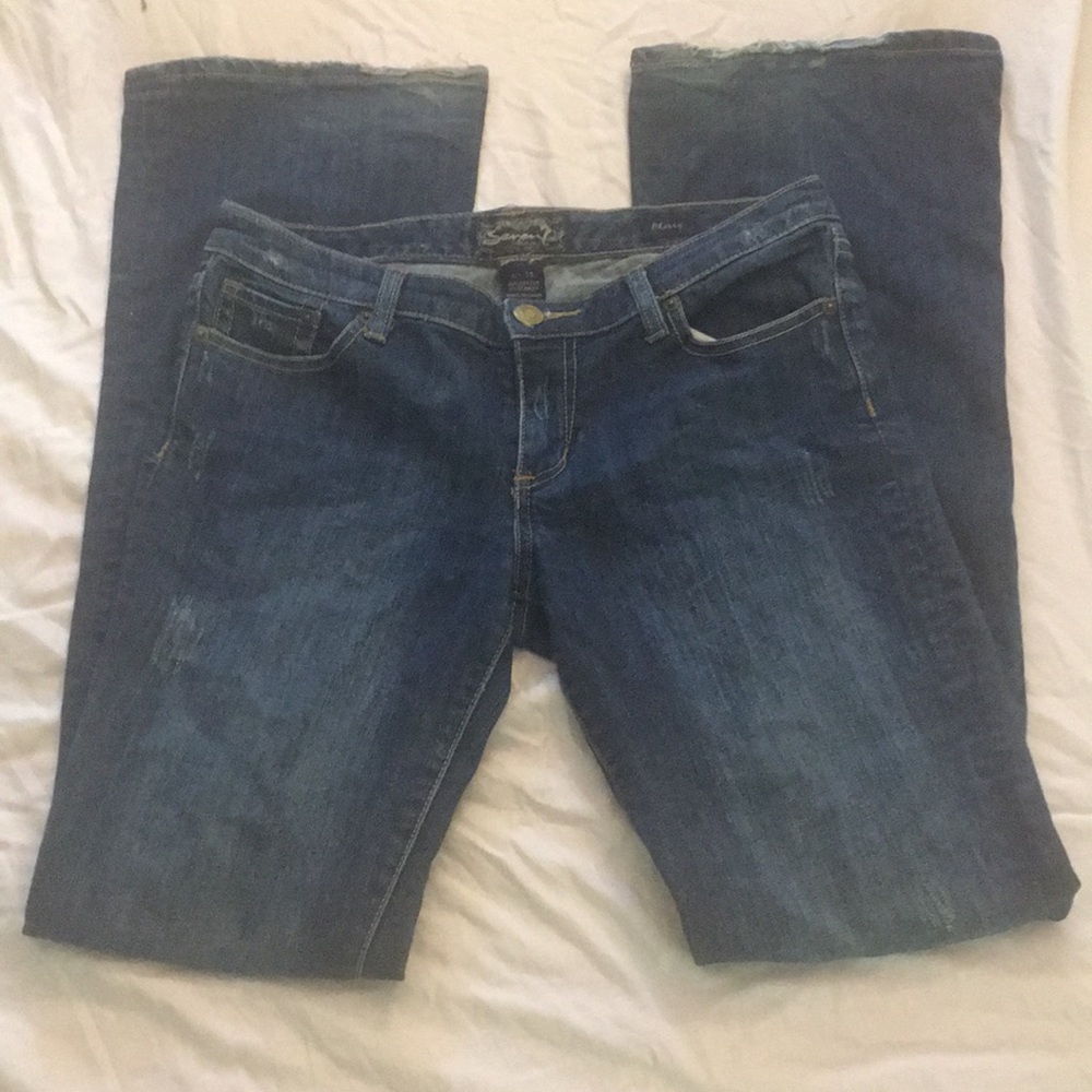 2/$15     Seven Flare jeans, size 29